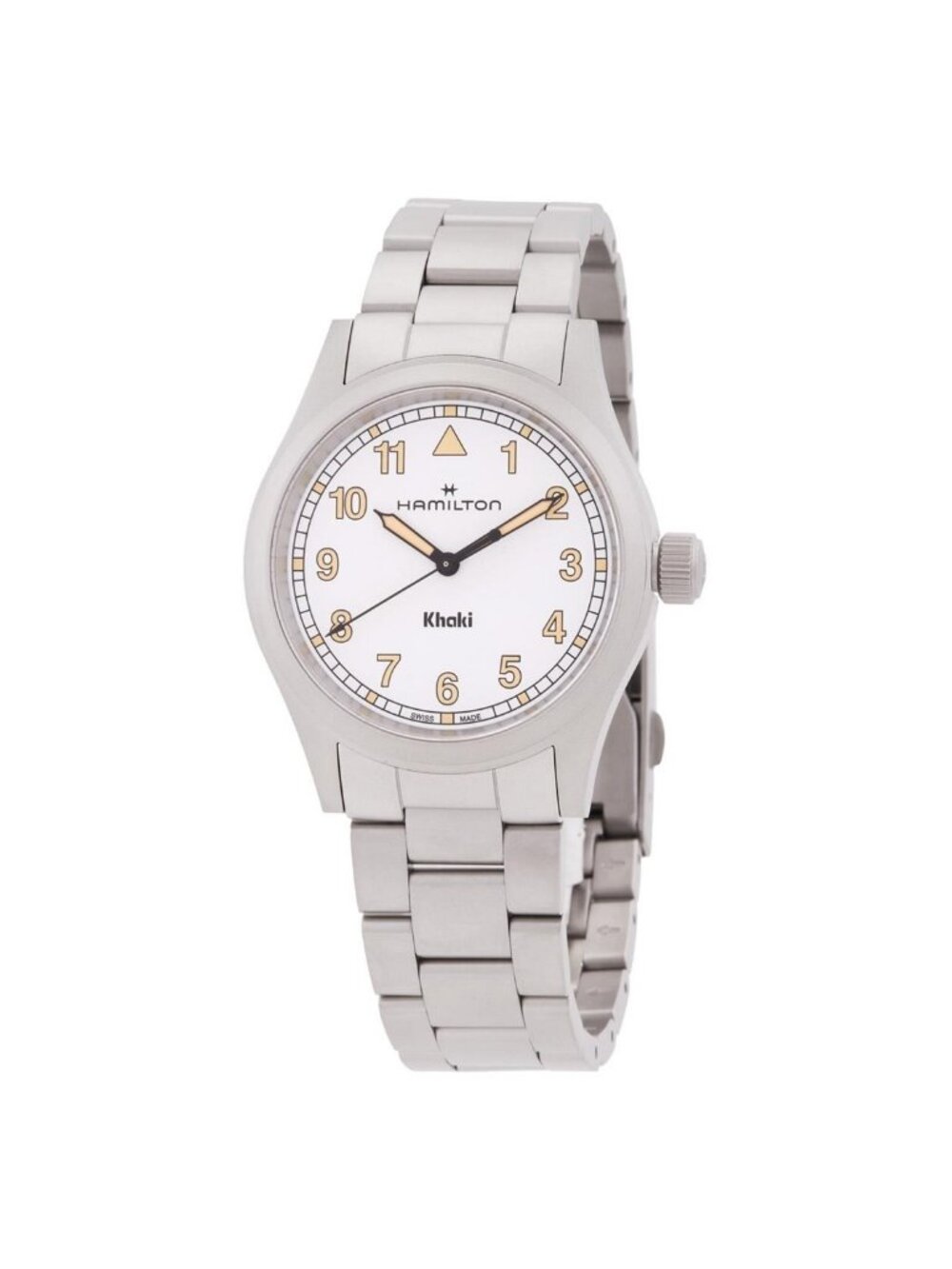 NWT Hamilton Khaki Field Quartz White Dial Watch